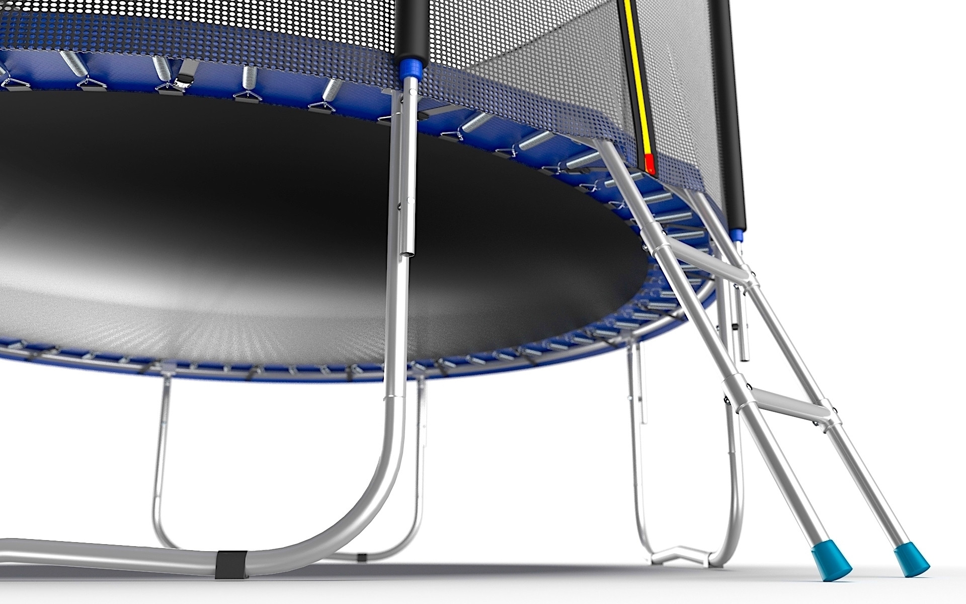 EVO JUMP External 10ft (Blue) Батут с внешней сеткой и лестницей, диаметр 10ft (синий)
