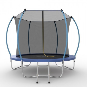 EVO JUMP Internal 10ft (Blue) Батут с внутренней сеткой и лестницей, диаметр 10ft (синий)