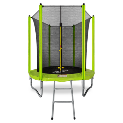 ARLAND Батут 6FT с внутренней страховочной сеткой и лестницей (Light green)